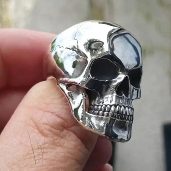 Skull head ring - Picture 5 of 6